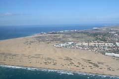 Blick auf die Dünen von Maspalomas - Gran Canaria