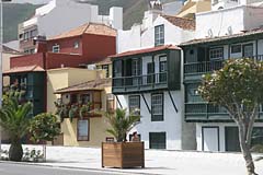 Kanarische Häuser in Santa Cruz de la Palma