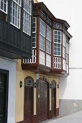 Holzbalkone in Santa Cruz de la Palma